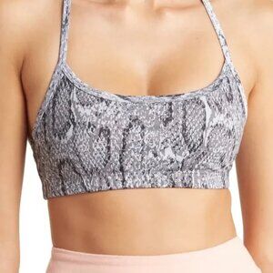 BEYOND YOGA Ombré Snake Print Bra, Adjustable Sports Bra - S